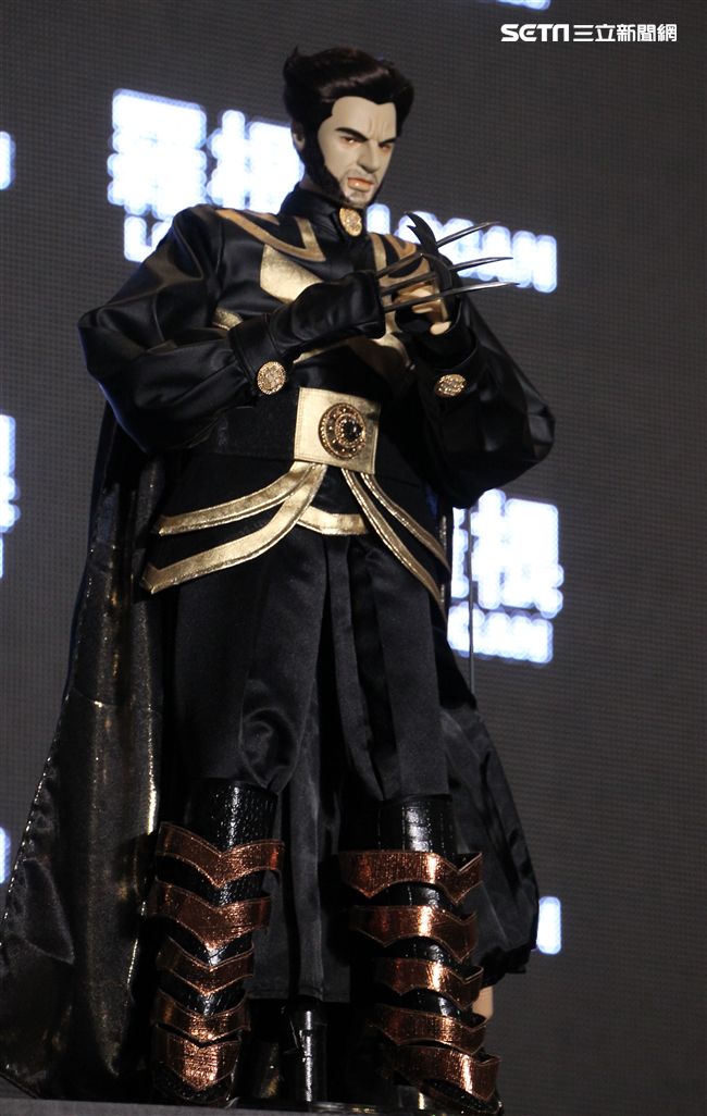 「金鋼狼」休傑曼克、X教授派屈克史都華，訪台記者會。（記者邱榮吉/攝影）