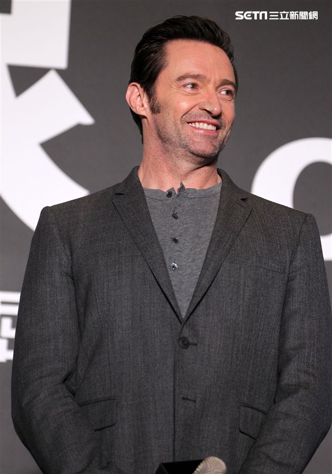 「金鋼狼」休傑曼克、X教授派屈克史都華，訪台記者會。（記者邱榮吉/攝影）