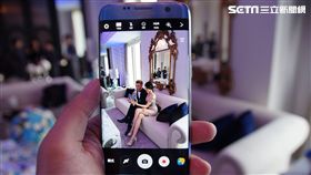 美人魚游文華東方總統套房　S7 edge冰湖藍限定亮相（圖／李鴻典攝）