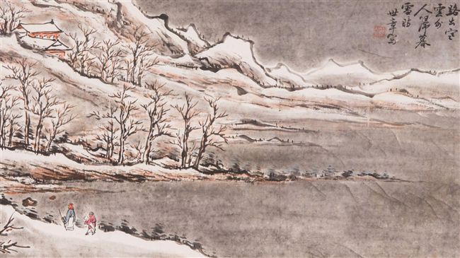 水餃店老闆跨界　為畫家張伯儒辦畫展