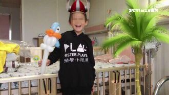 《玩很大》送隊服　陪癌童度過化療期