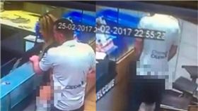 披薩,披薩店,英國,性愛,Daniella Hirst,Craig Smith,推特　圖／翻攝自the SUN