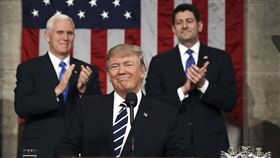 美國,總統,川普,Donald Trump,國會演說
圖／美聯社／達志影像