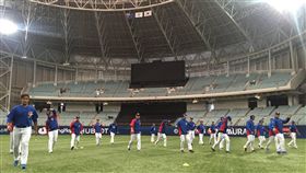 中華隊高尺巨蛋練球（圖／棒協提供）