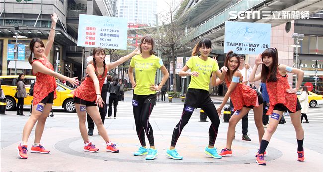 全台最具影響力的全女性賽事 Mizuno Lady s Running 五年有成，國民校花簡廷芮、上班族最強跑者陳瑋琳，首度暢談自身美「好」運動經驗。（記者邱榮吉/攝影）