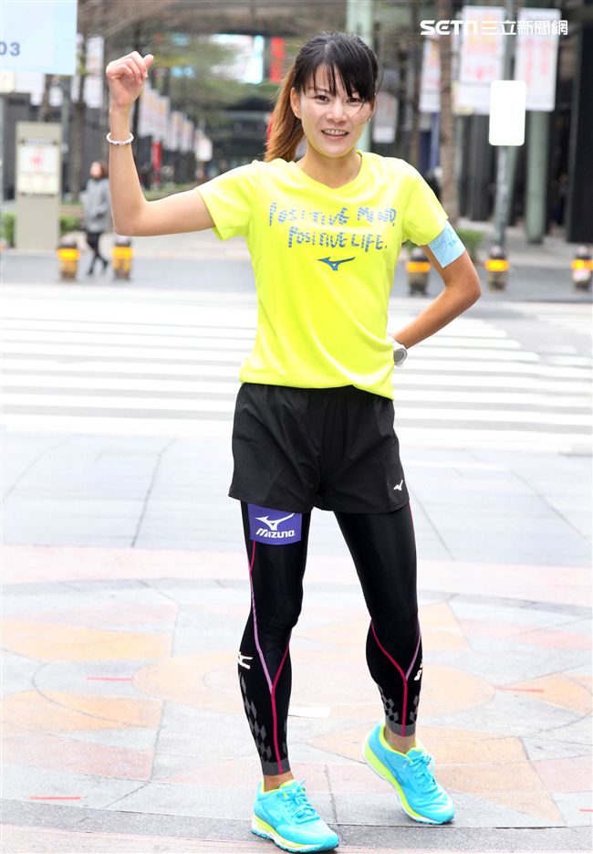 全台最具影響力的全女性賽事 Mizuno Lady s Running 五年有成，、上班族最強跑者陳瑋琳，首度暢談自身美「好」運動經驗。（記者邱榮吉/攝影）