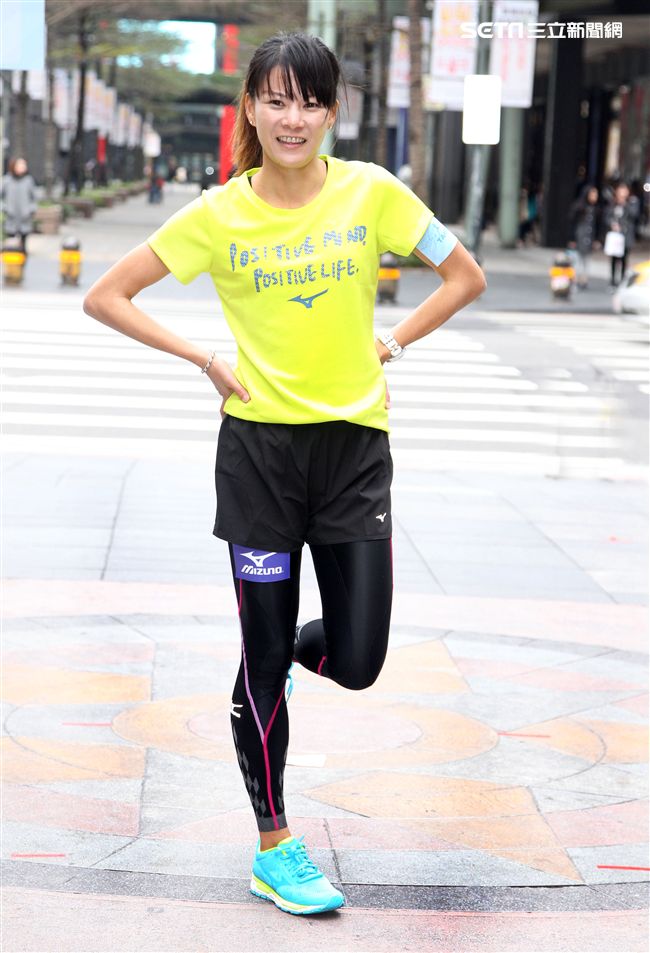 全台最具影響力的全女性賽事 Mizuno Lady s Running 五年有成，上班族最強跑者陳瑋琳，首度暢談自身美「好」運動經驗。（記者邱榮吉/攝影）