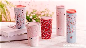 星巴克聯手法國時尚品牌paul & Joe推出櫻花季限量商品。（圖／統一星巴克提供）