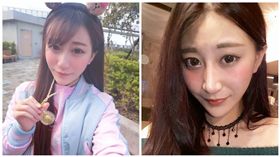 小模,女模,梁絲繐,梁思惠（合成圖／翻攝自梁絲繐FB）