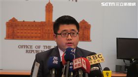 總統府發言人林鶴明。（記者盧素梅攝）