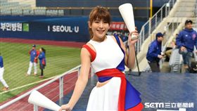 中華隊啦啦隊長壯壯（圖／記者林敬旻攝）