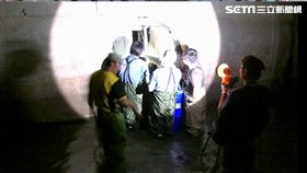 安全環保清潔公司私設暗管將糞水排放至下水道，造成周遭民眾苦不堪言，保七總隊循線破獲此案（翻攝畫面）