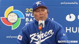 南韓隊總教練金寅植（圖／記者王怡翔攝）