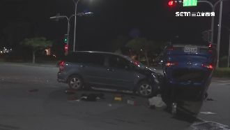 一天連遇2車禍　男自備頸圈上救護車