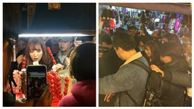 AV女優三上悠亞現身饒河夜市／翻攝自爆料公社