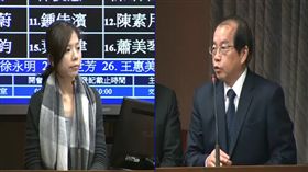 洪慈庸,交通部臺灣鐵路管理局局長鹿潔身　圖／翻攝自立法院直播
