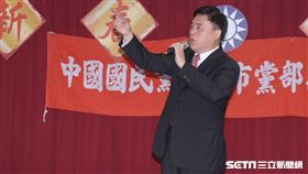 國民黨台北市黨部新春團拜，主席洪秀柱、副主席郝龍斌到場賀新春 圖／記者林敬旻攝