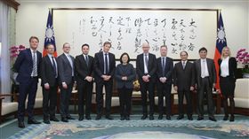 總統蔡英文接見丹麥丹能集團。（總統府提供）