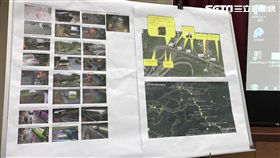 蝶戀花旅行社遊覽車翻覆，士林地檢署開記者會，採證照片。潘千詩攝影