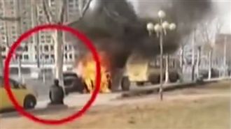 轎車自燃門卡死　父目睹2歲愛女燒死
