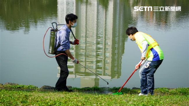 碧湖公園禽況不妙！消毒18處高危點