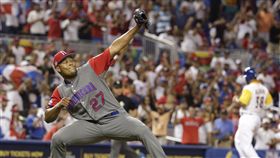 ▲大都會終結者Familia上場關門，完全壓制哥倫比亞打者。（圖／美聯社／達志影像）