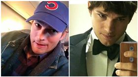 合成圖／翻攝自Ashton Kutcher臉書