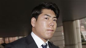 韓國強打姜正浩酒駕案出庭。（資料照／美聯社／達志影像）