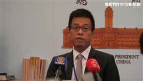總統府發言人黃重諺。（記者盧素梅攝）