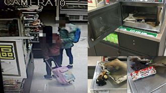 不滿退錢遭拒　2孩玩超商微波爐報復