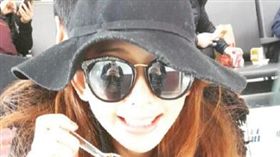 林志玲曬出美食照。（圖／翻攝自林志玲微博）