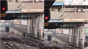  電車,癡漢,色狼,日本,東京,山手線,鐵軌,池袋　圖／翻攝自推特