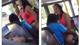 比SOD更狂！公車上女飲酒坐騎男子做愛（圖／翻攝自每日郵報）