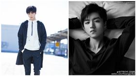 王俊凱（合成圖／翻攝自王俊凱微博）