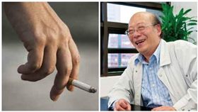 抽菸，李茂生（合成圖／美聯社／達志影像、翻攝自李茂生臉書）