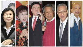 國民黨,黨主席,吳敦義,洪秀柱,郝龍斌,韓國瑜,詹啟賢,潘維剛
圖／記者林敬旻攝影、中央社