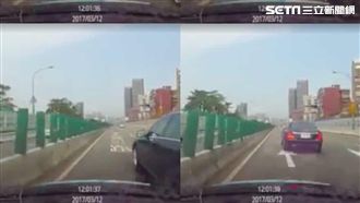 肇逃？　切車道擦撞左後車頭後開走