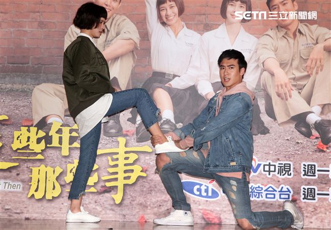 「這些年那些事」演員沈建宏、劉宇珊。（記者邱榮吉/攝影）