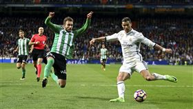 ▲皇馬的恐怖賽程，考驗著C.羅的領導。（圖／美聯社／達志影像）