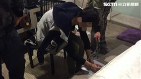 嫌犯遭警逮補，在租屋處起出毒品。