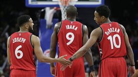 ▲暴龍打出漂亮的防守戰。（圖／美聯社／達志影像）