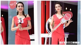  蔡依林火紅造型亮麗出席化妝品牌代言活動
