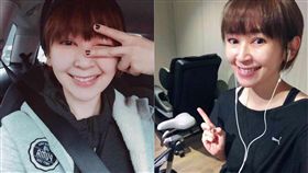 41歲蔡燦得是演藝圈的童顏美女。（圖／翻攝自蔡燦得臉書）