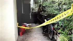 街友死亡多時，傳出腐臭味。