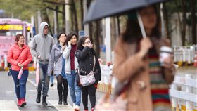 多雲,晴朗,天氣,乾冷,氣象,回溫
圖／中央社