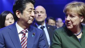 矛頭指向美國 日德領袖力挺自由貿易_美聯社／達志影像