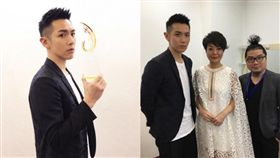 柯震東獲頒最佳男演員獎。（合成圖／翻攝自群星瑞智、電影人程青松微博）