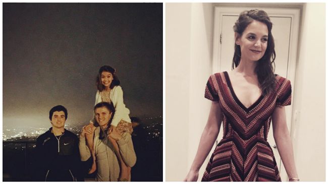 甜笑融化網友！阿湯哥愛女長大了