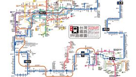 台灣捷運、台鐵、輕軌地圖／http://www.47rail.jp/ 