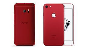 （圖左為hTC10，取自hTC官網www.htc.com；圖右取自Apple官網www.apple.com）